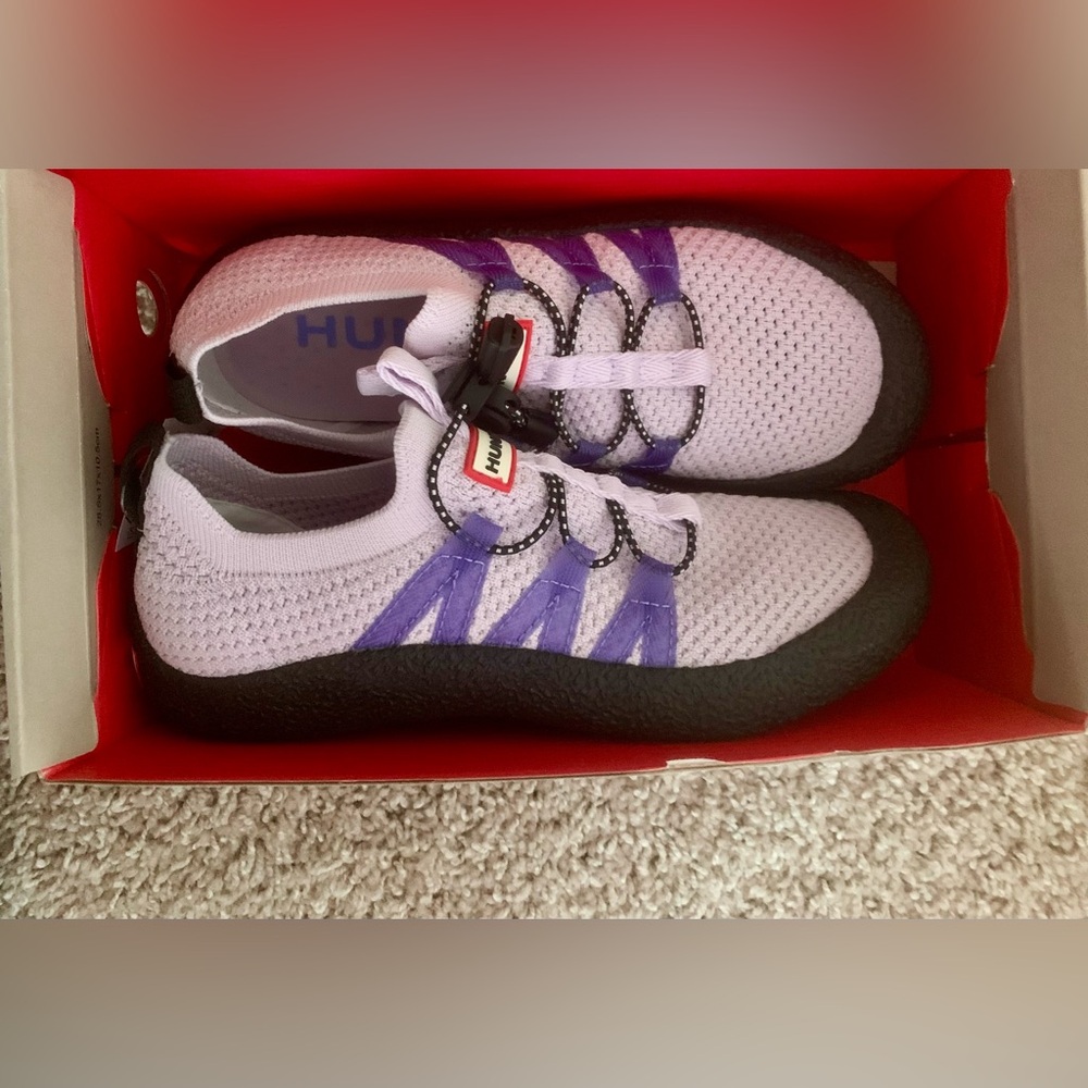 Hunter Lavender and Purple Athletic Shoes